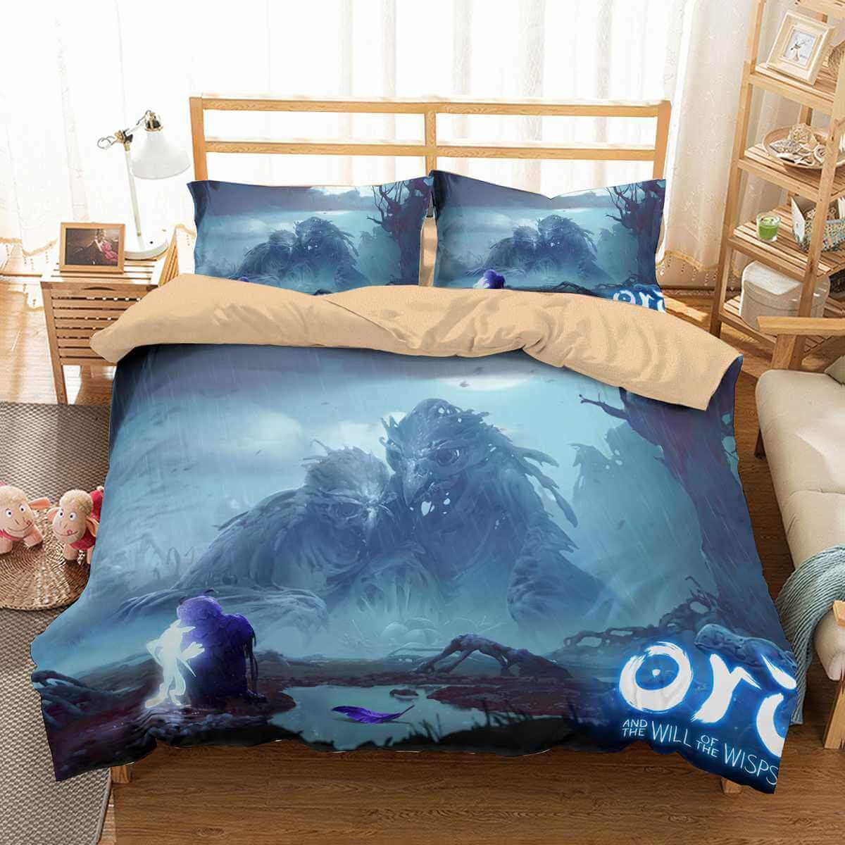 3D Customize Ori and the Will of the Wisps Customized Bedding Sets Duvet Cover