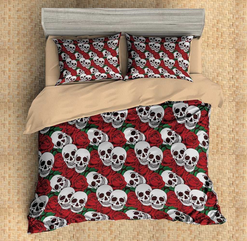 3D Customize Skull Customized Bedding Sets Duvet Cover