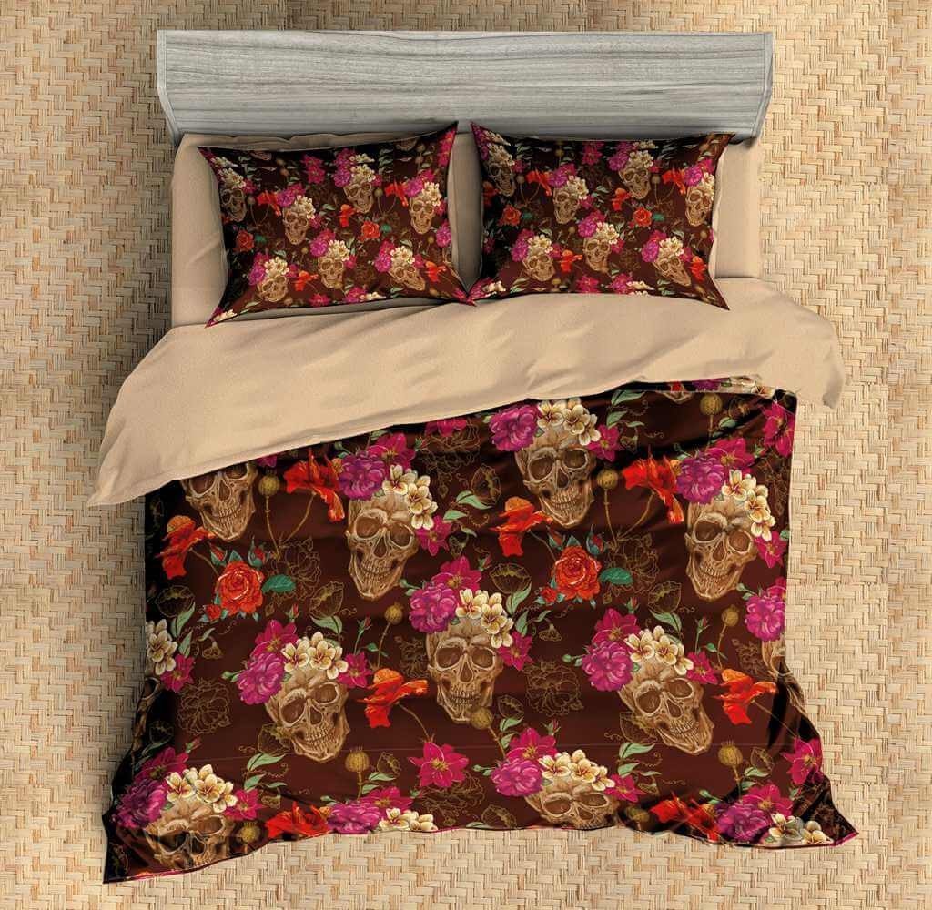 3D Customize Skull Customized Bedding Sets Duvet Cover