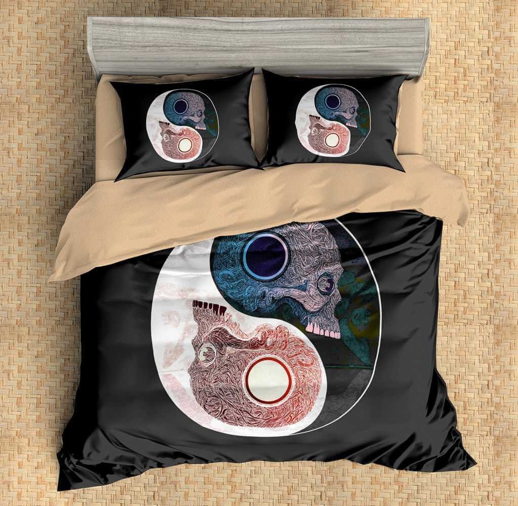 3D Customize Skull Customized Bedding Sets Duvet Cover