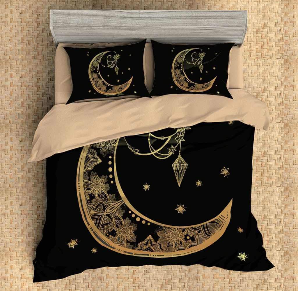 3D Customize Sun Moon and Star Customized Bedding Sets Duvet Cover
