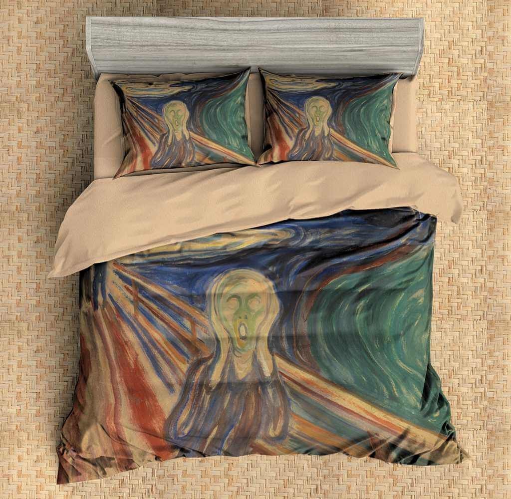 3D Customize The Scream Customized Bedding Sets Duvet Cover