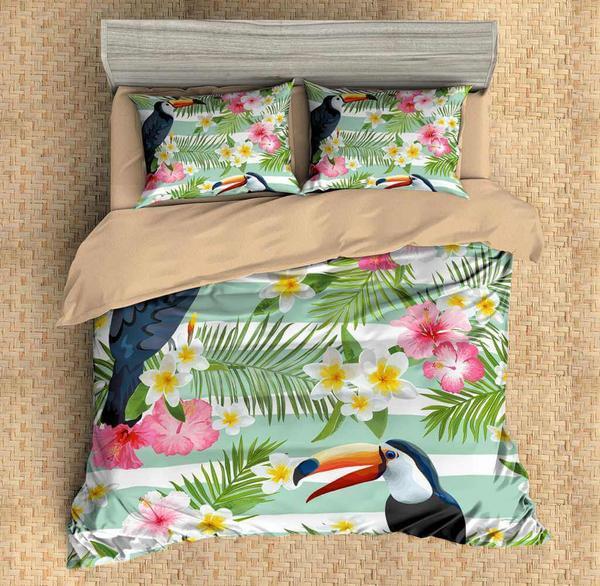 3D CUSTOMIZE TOUCAN 2 3D Customized Duvet Cover Bedding Sets