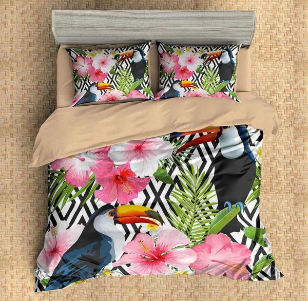 3D CUSTOMIZE TOUCAN 8 3D Customized Duvet Cover Bedding Sets