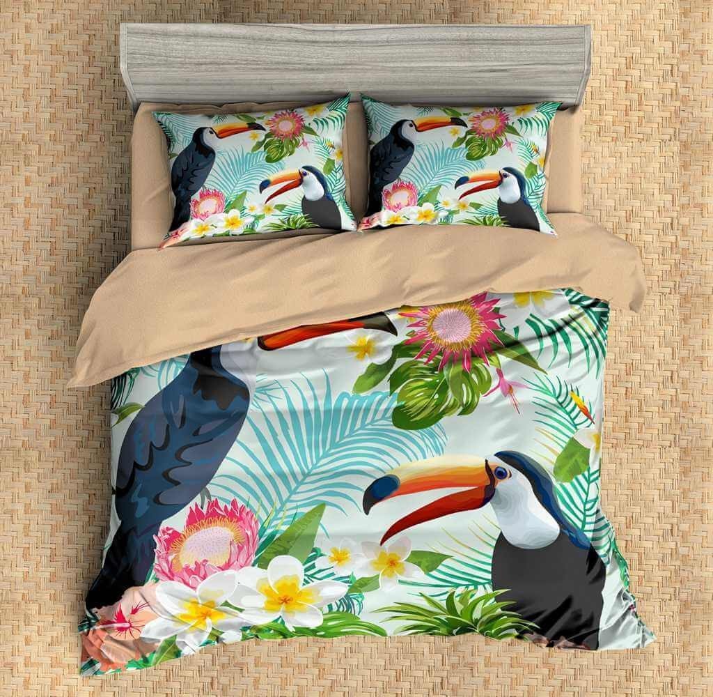 3D Customize Toucan Customized Bedding Sets Duvet Cover