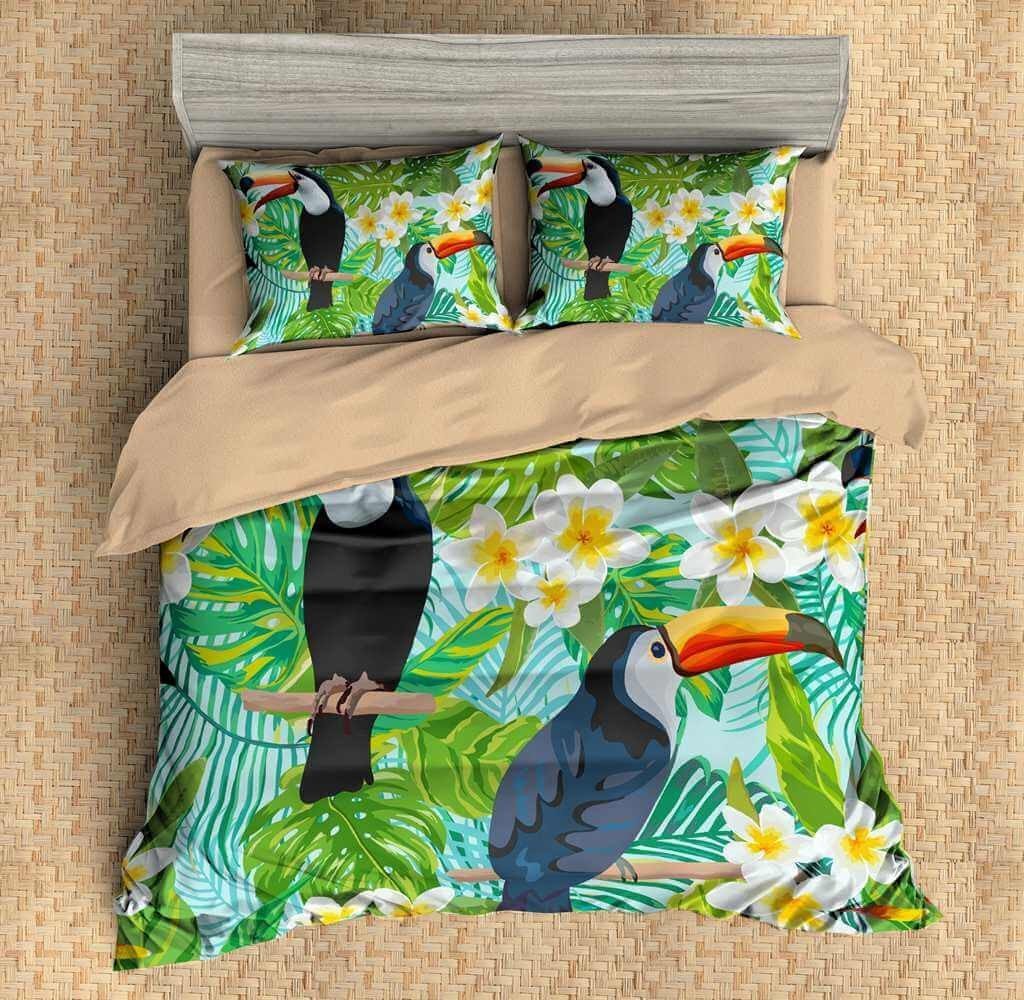3D Customize Toucan Customized Bedding Sets Duvet Cover
