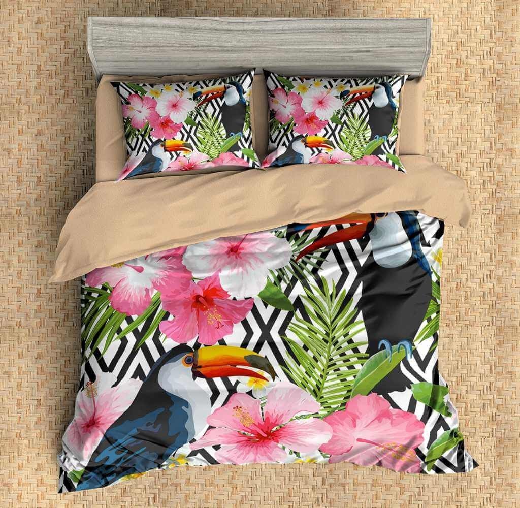 3D Customize Toucan Customized Bedding Sets Duvet Cover