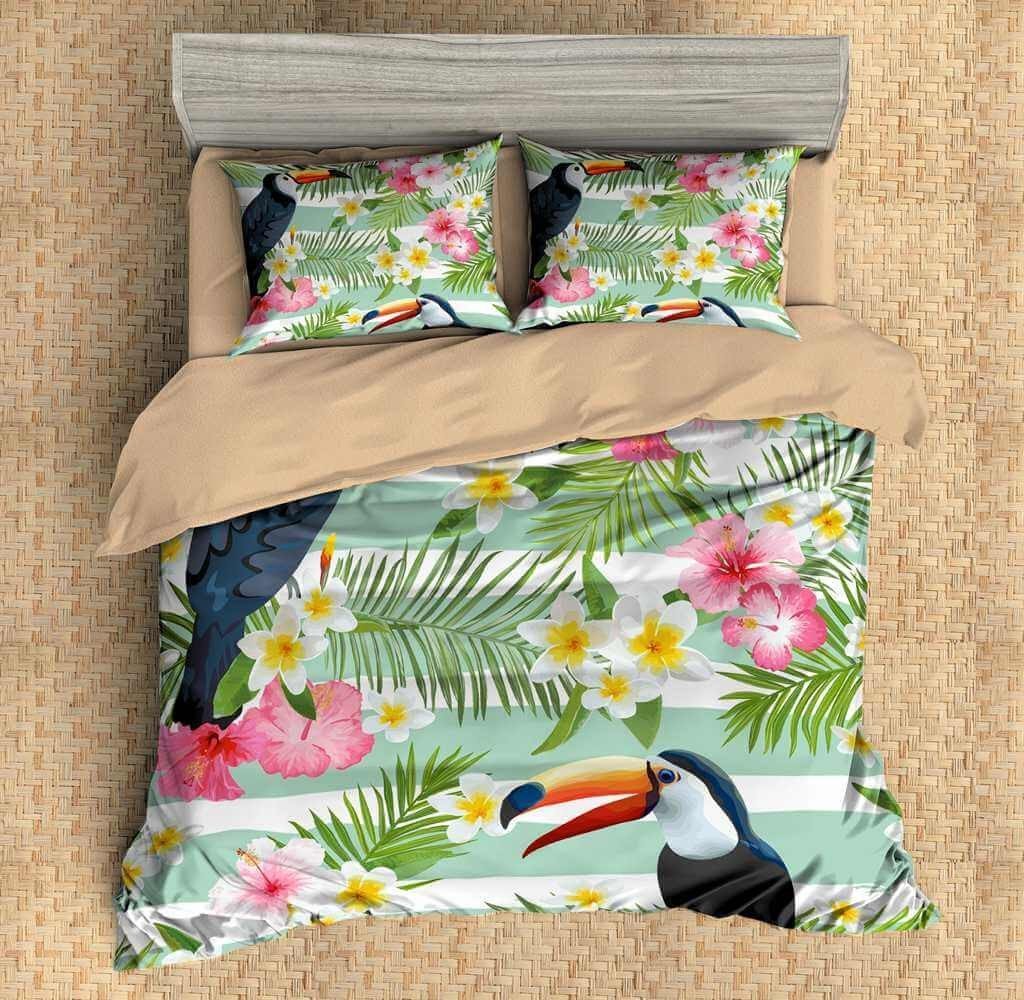 3D Customize Toucan Customized Bedding Sets Duvet Cover