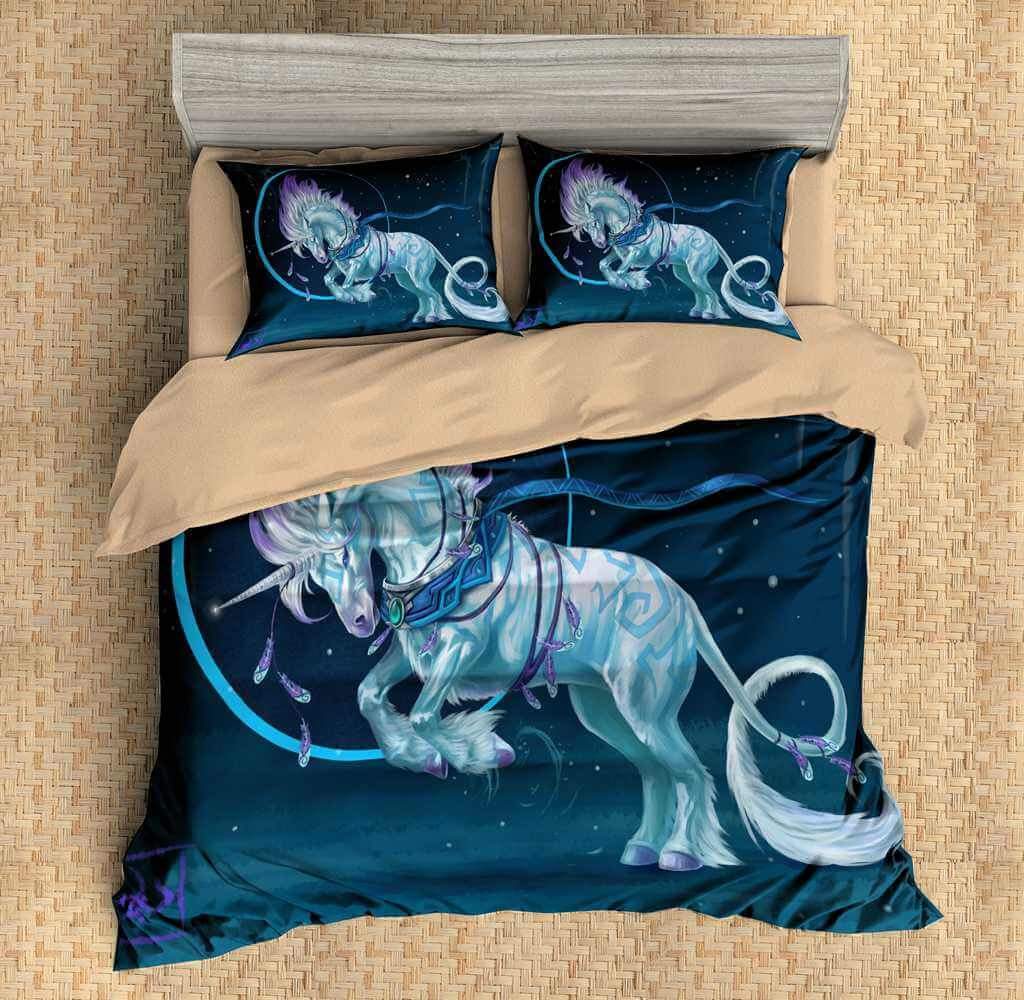 3D Customize Unicorn Customized Bedding Sets Duvet Cover
