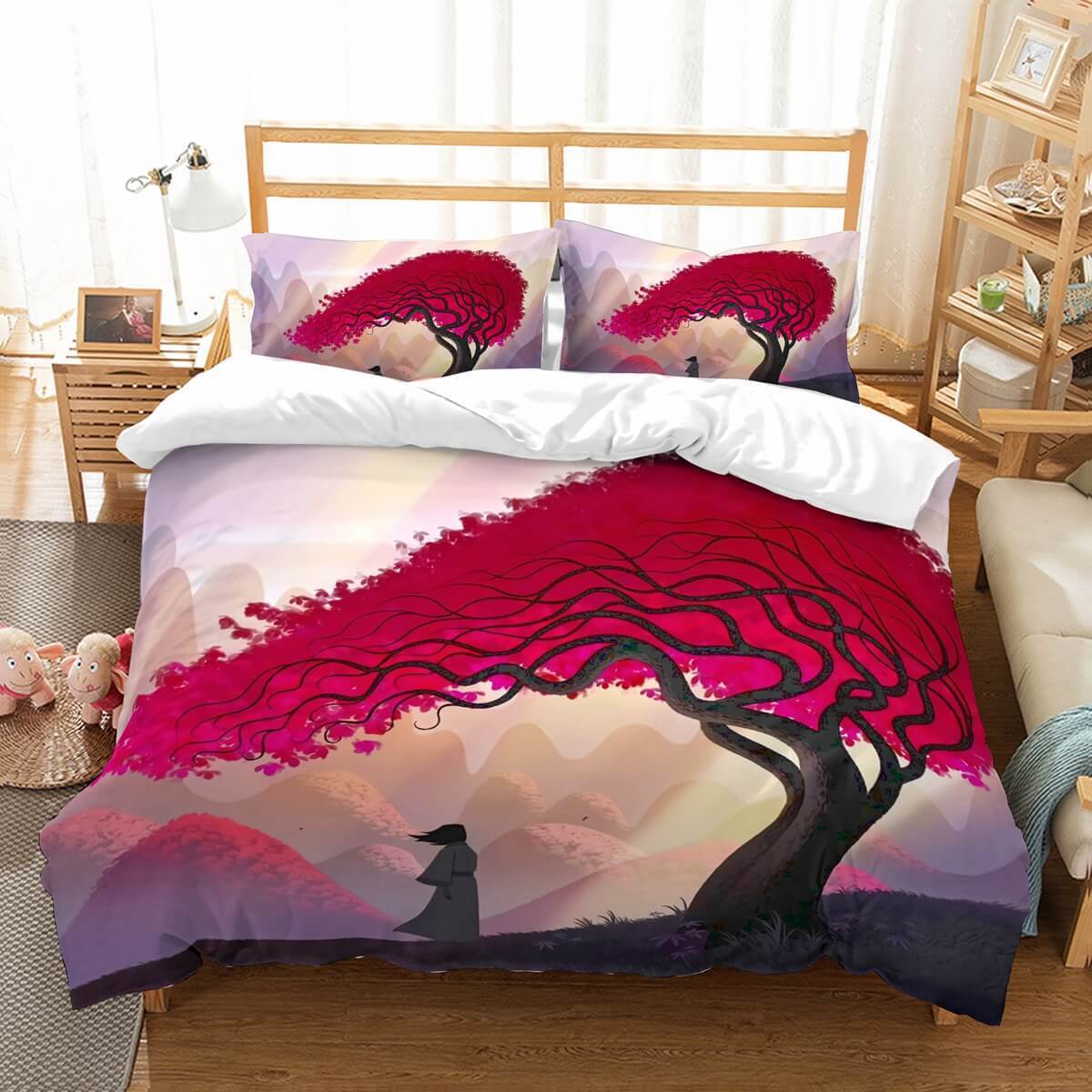 3D Customizeamurai Jack et Bedroomet Bed3D Customized Duvet Cover Bedding Sets