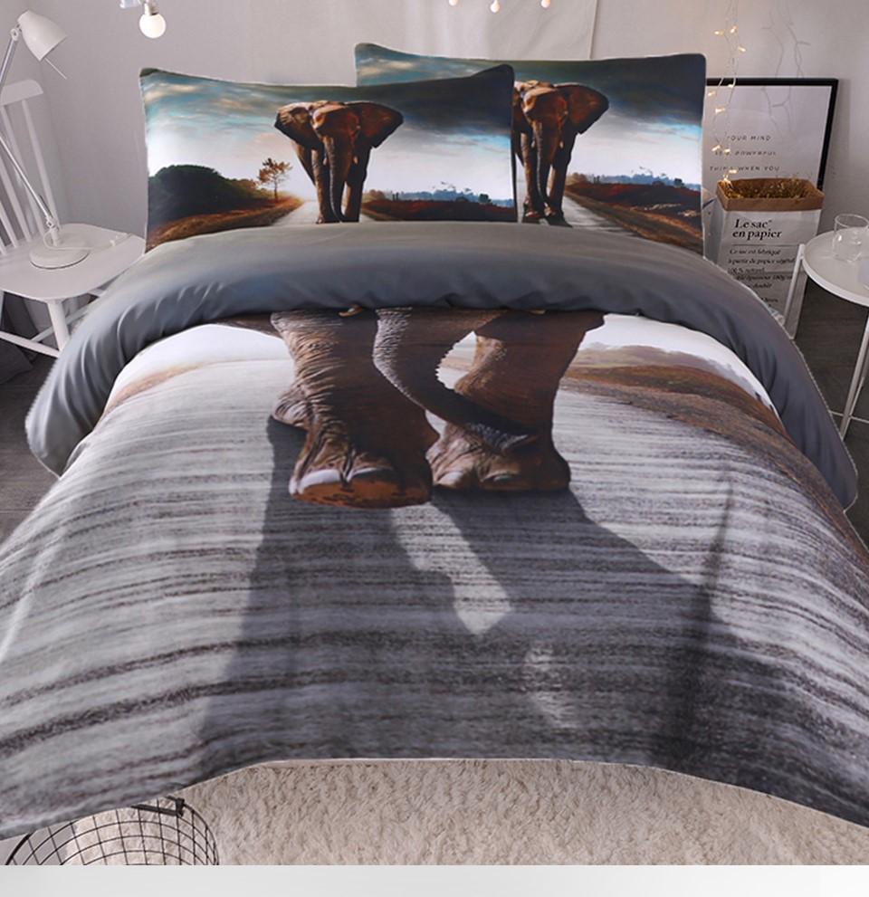 3D Elephant s3D Customized Duvet Cover Bedding Sets