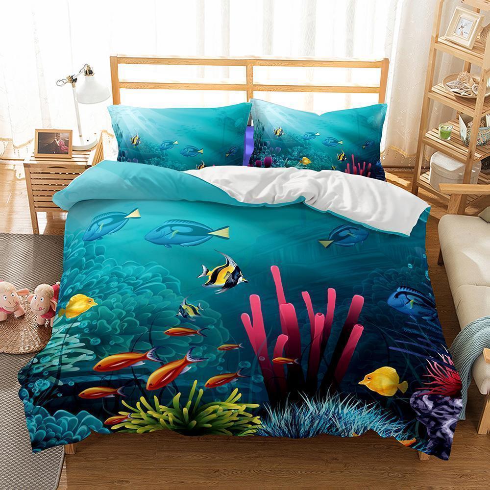 3D Naturalcenery Underwater World Printed Cover3D Customized Duvet Cover Bedding Sets