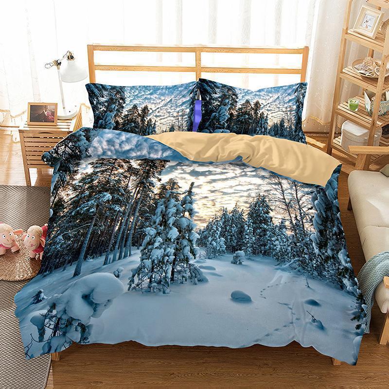 3D Naturalcenerynowcene Bed Blanket Pinks3D Customized Duvet Cover Bedding Sets