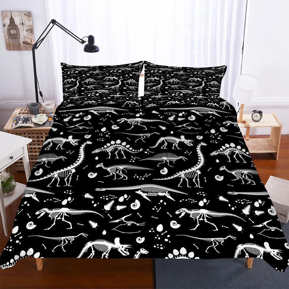 3D Print Lost World Jurassic Park Dinosaurs Patterns 3 Pieces In Variousizess3D Customized Duvet Cover Bedding Sets