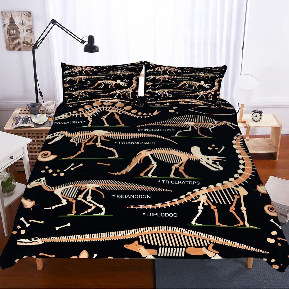 3D Printing Lost World Jurassic Park Dinosaur Pattern 3 Pieces of Variousizess3D Customized Duvet Cover Bedding Sets
