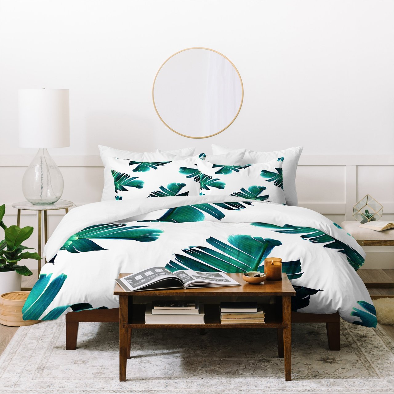 83 Oranges Banana Leaf Crush Duvet Cover