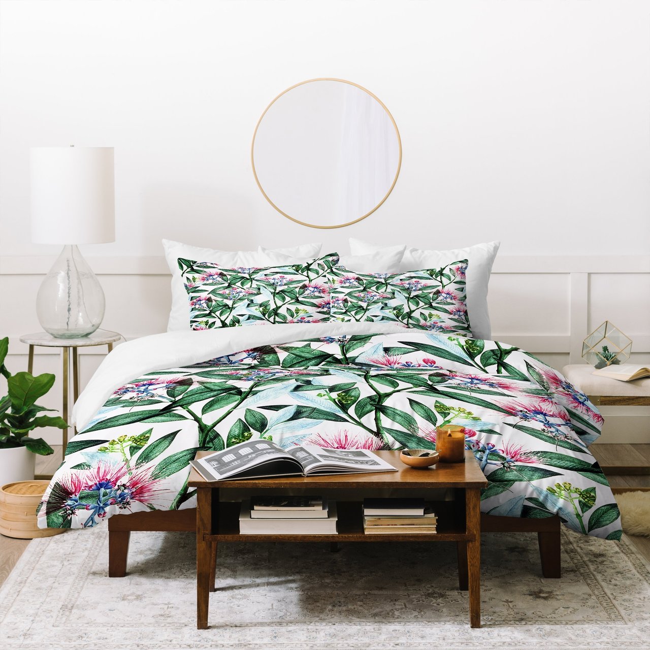 83 Oranges Floral Cure One Duvet Cover