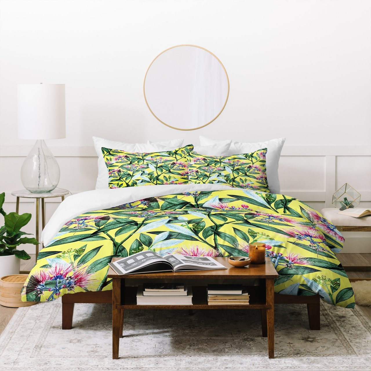 83 Oranges Floral Cure Two Duvet Cover