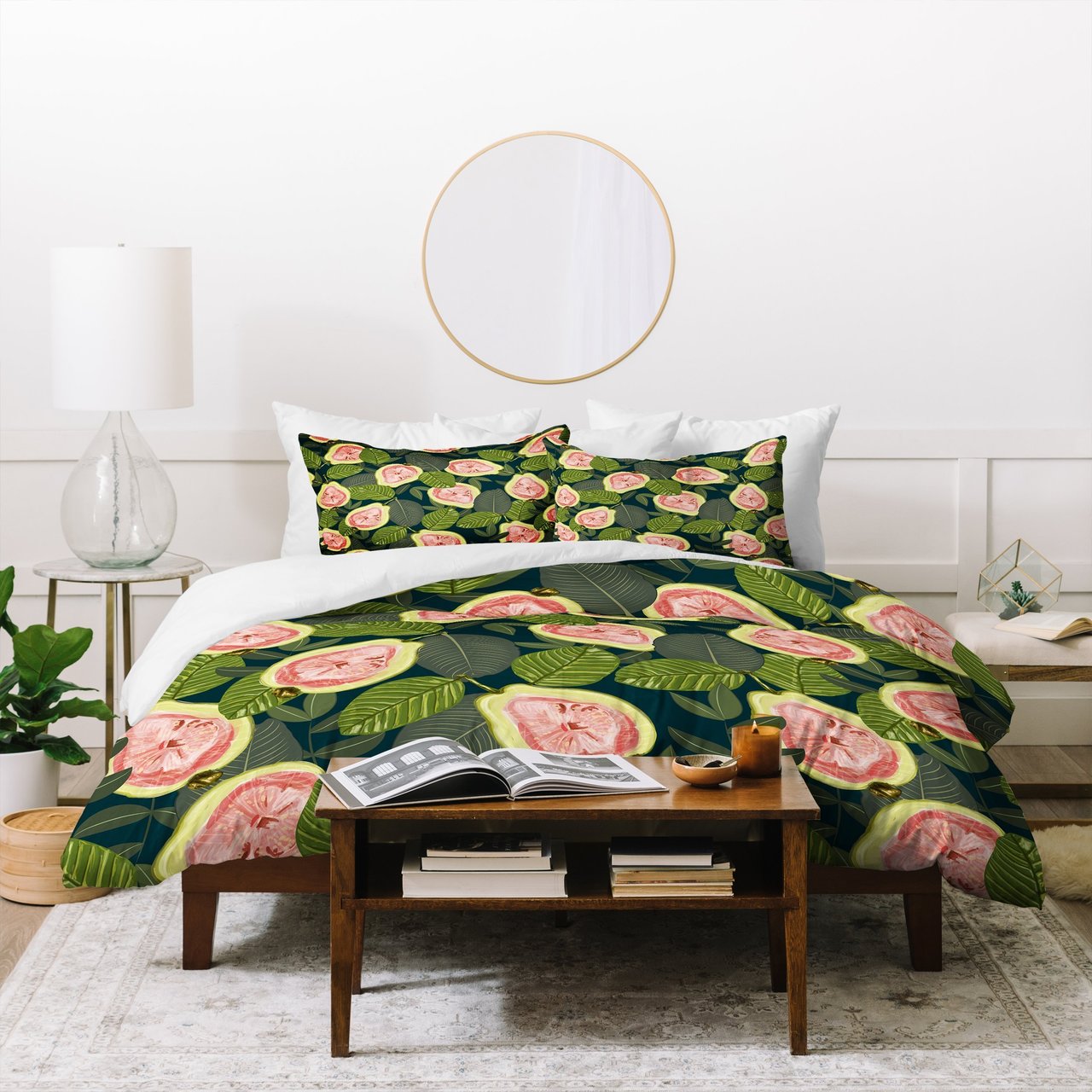 83 Oranges Guava Duvet Cover