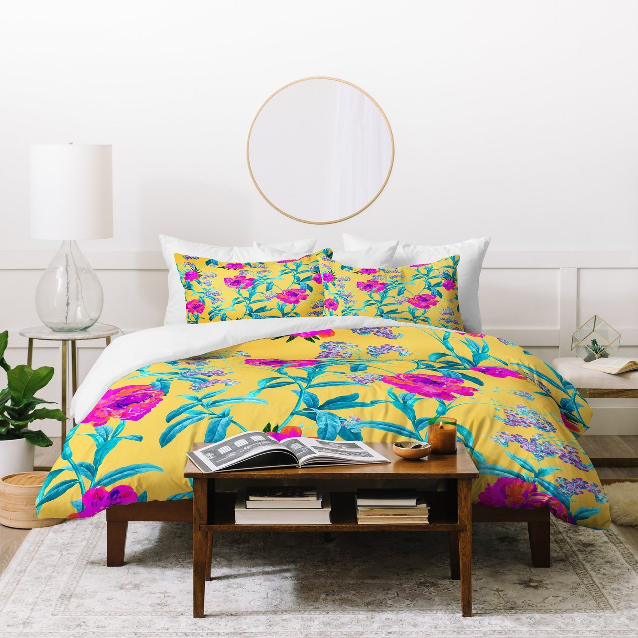 83 Oranges In Blossom Duvet Cover