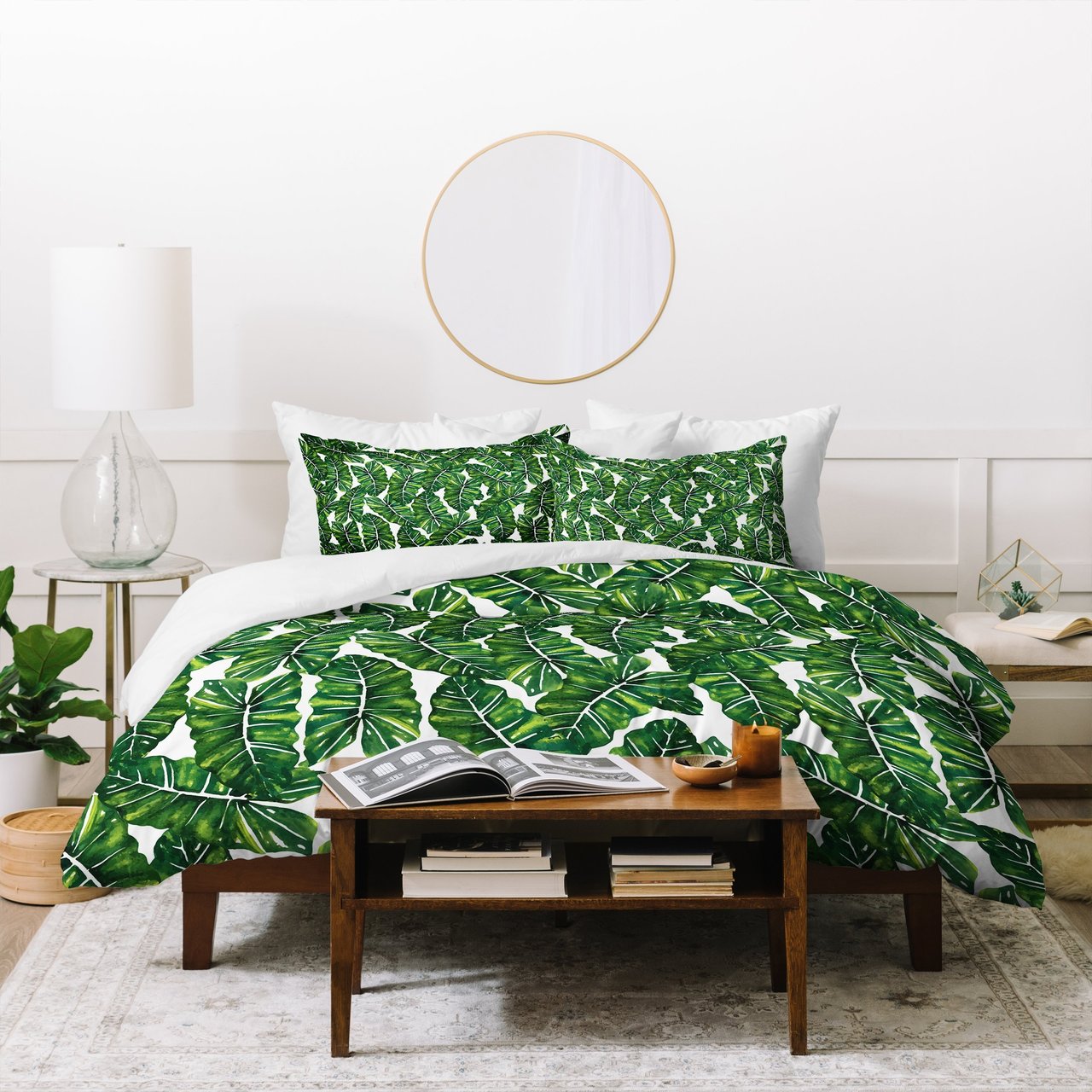 83 Oranges Leafy Nature Duvet Cover