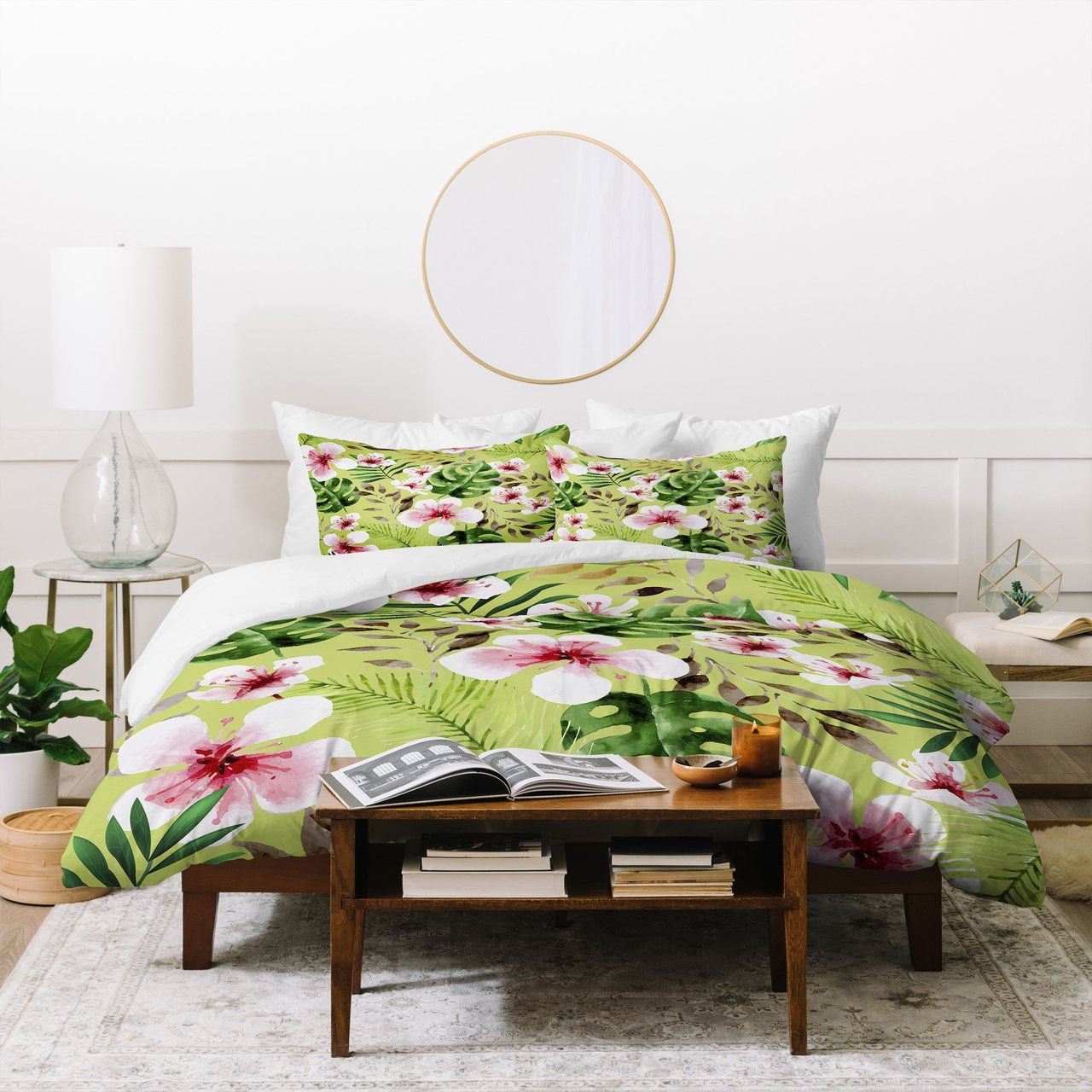 83 Oranges Lovely Floral Duvet Cover