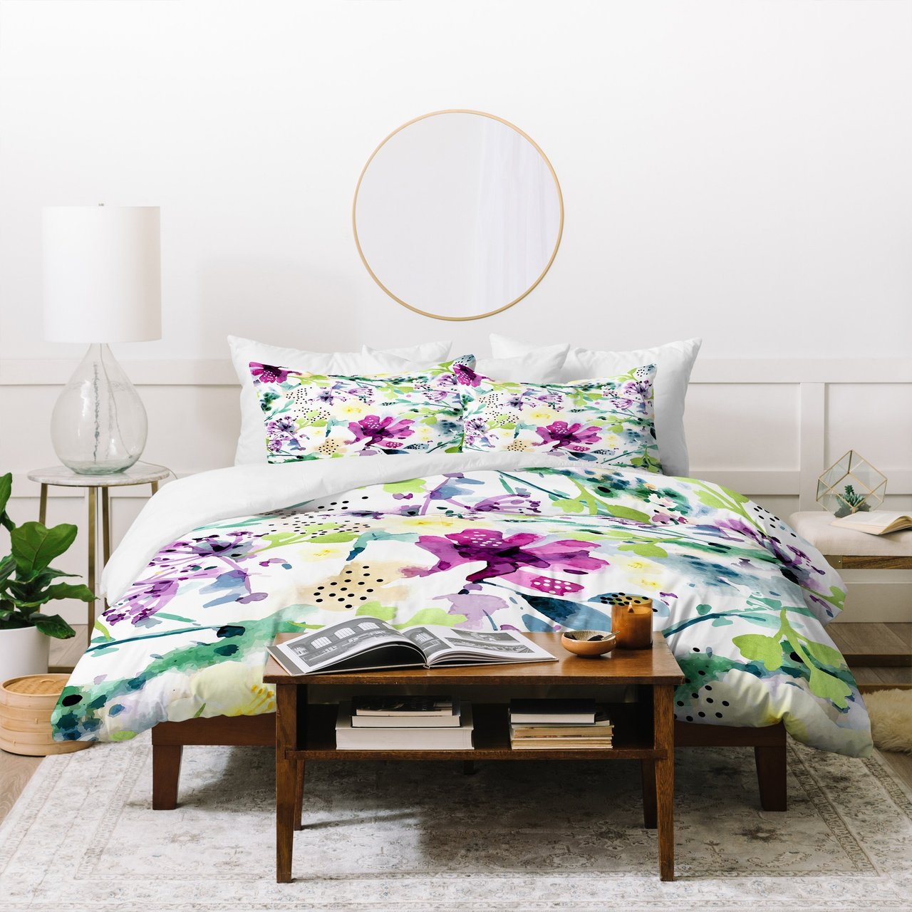 83 Oranges Violet Duvet Cover