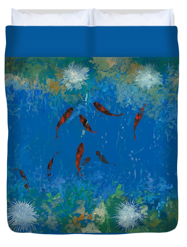 9 Pesciolini Rossi 3D Customized Duvet Cover Bedding Sets