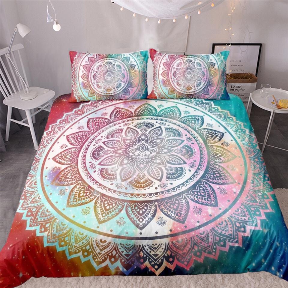 Abstract Mandala 3D Customized Duvet Cover Bedding Sets