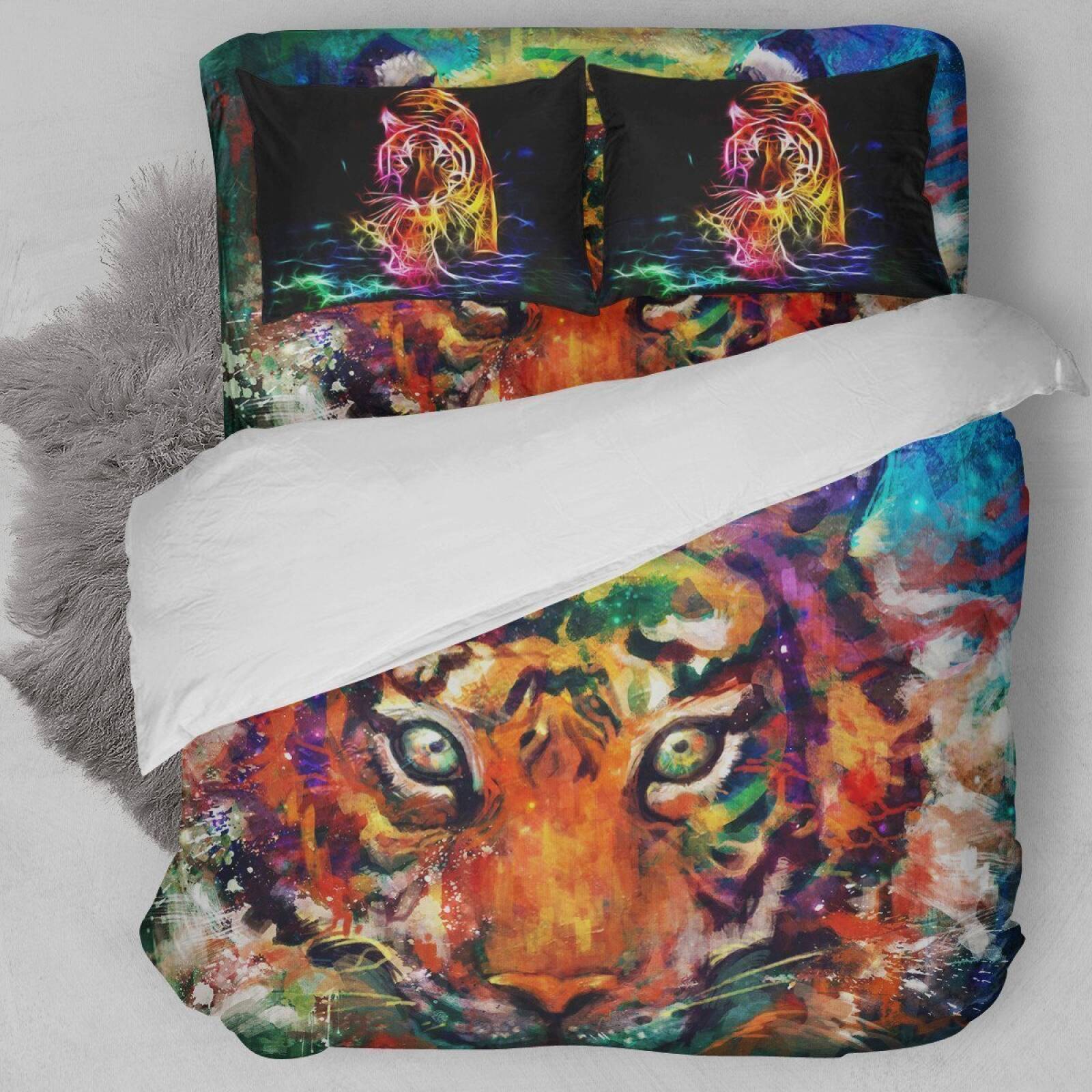 ABSTRACT TIGER B BEDDING SET