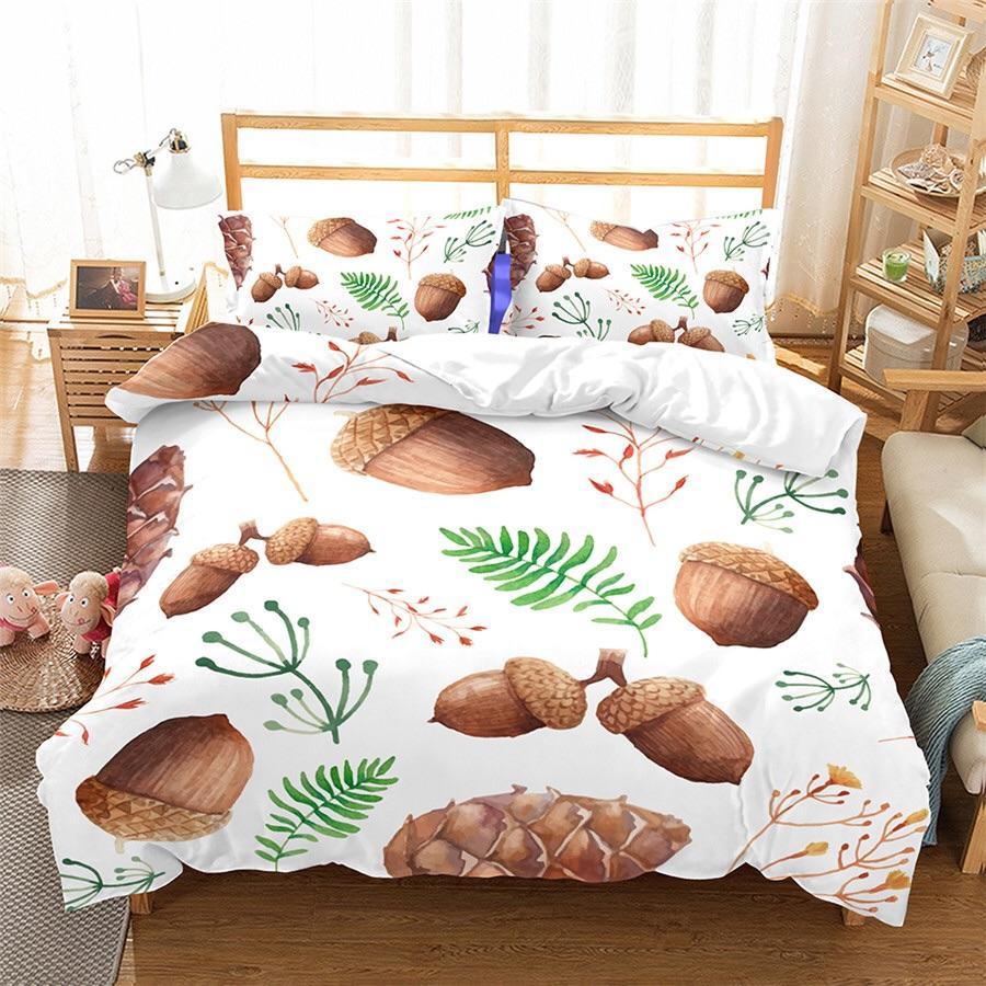 Acorn & Pine 3D Customized Duvet Cover Bedding Sets