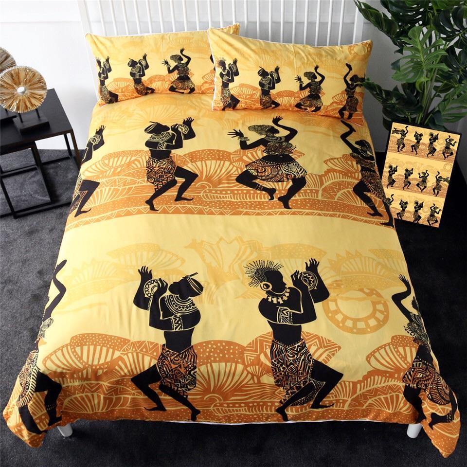 African Celebration 3D Customized Duvet Cover Bedding Sets