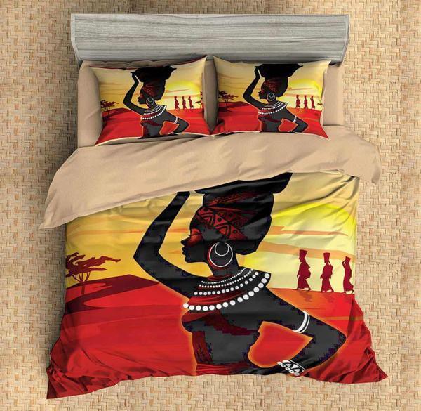 African Women 3D Customized Duvet Cover Bedding Sets