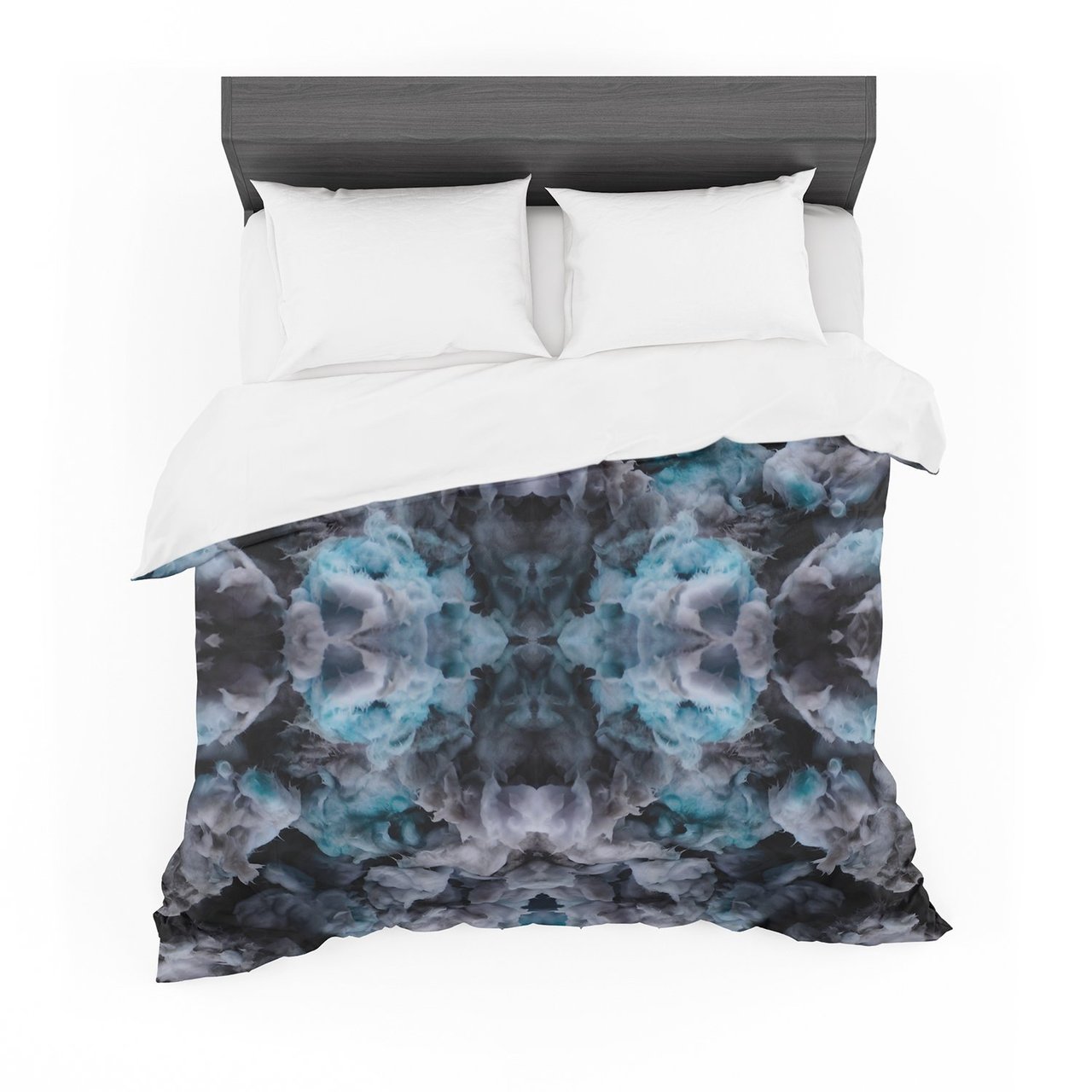 Akwaflorell ‘Abyss’ Blue Black Featherweight3D Customized Duvet Cover Bedding Sets