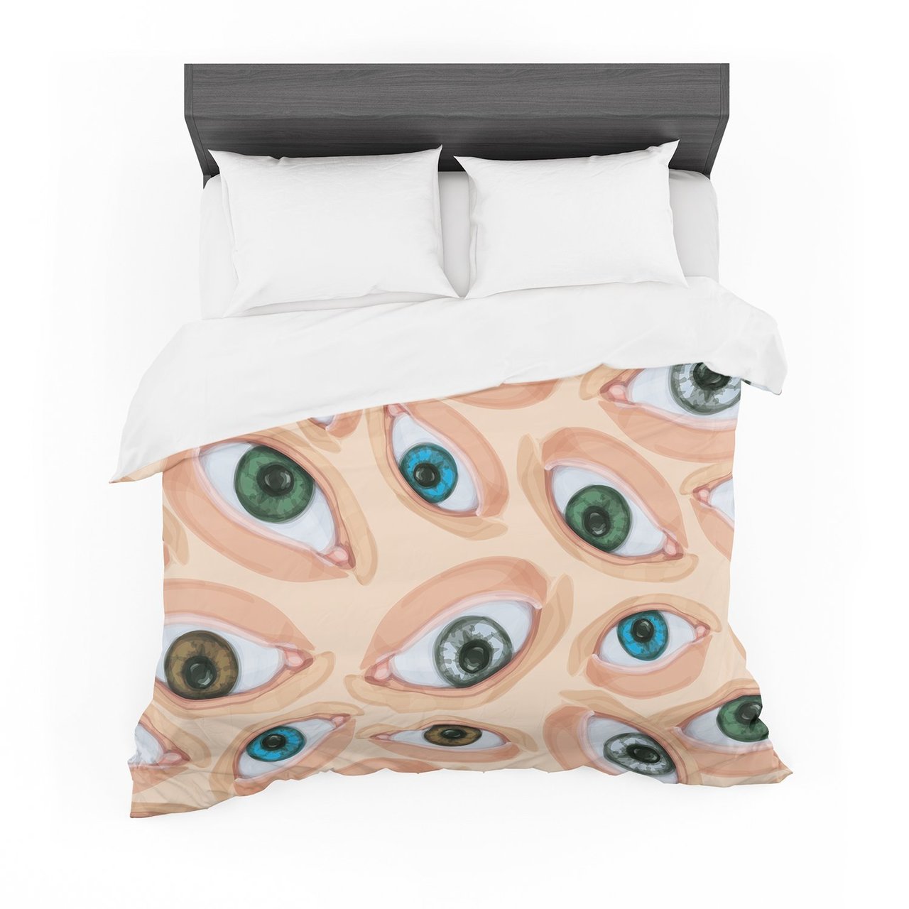 Alisa Drukman ‘Eyes’ Eyeballs Featherweight3D Customized Duvet Cover Bedding Sets