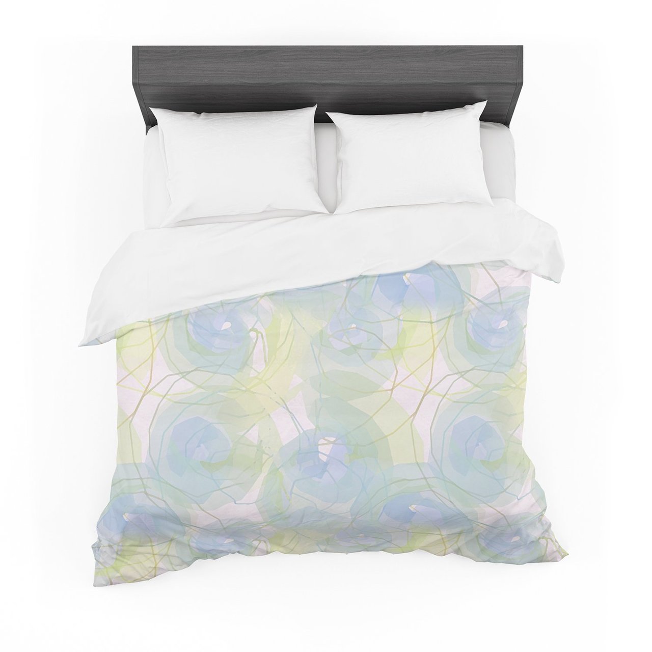 Alison Coxon ‘Blue Paper Flower’ Featherweight3D Customized Duvet Cover Bedding Sets