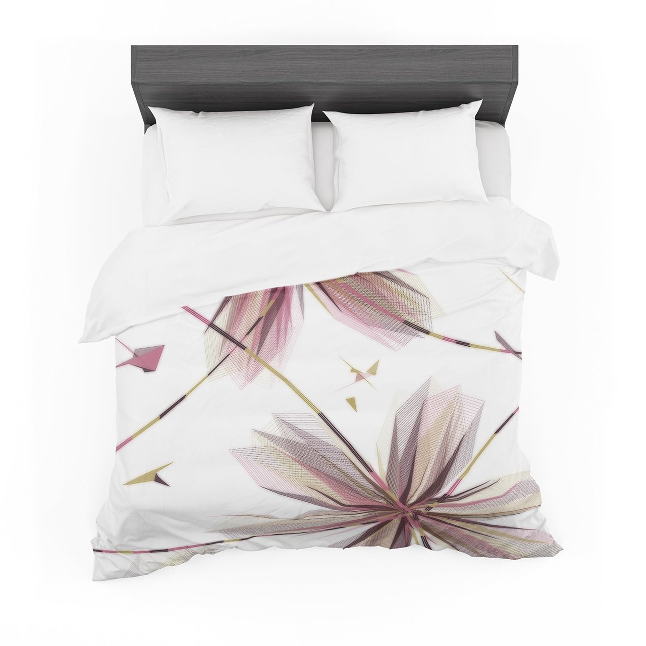 Alison Coxon ‘Flower Aubergine’ Featherweight3D Customized Duvet Cover Bedding Sets
