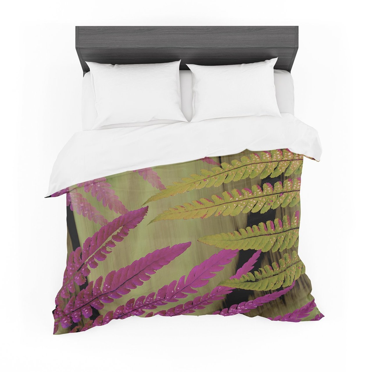 Alison Coxon ‘Forest Fern Mauve’ Pink Brown Featherweight3D Customized Duvet Cover Bedding Sets