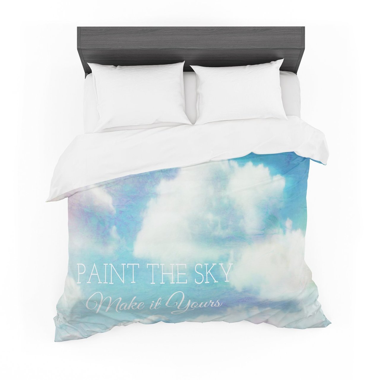 Alison Coxon ‘Paint theky!’ Blue White Featherweight3D Customized Duvet Cover Bedding Sets