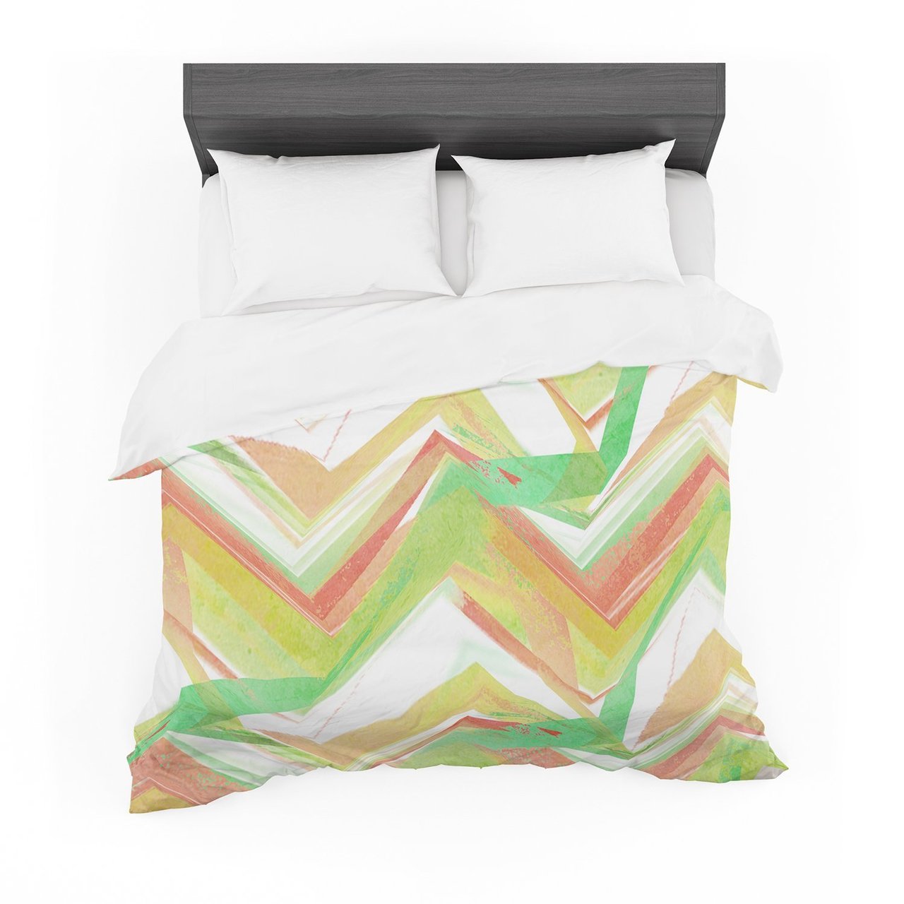 Alison Coxon ‘Summer Party Chevron’ Cotton3D Customized Duvet Cover Bedding Sets