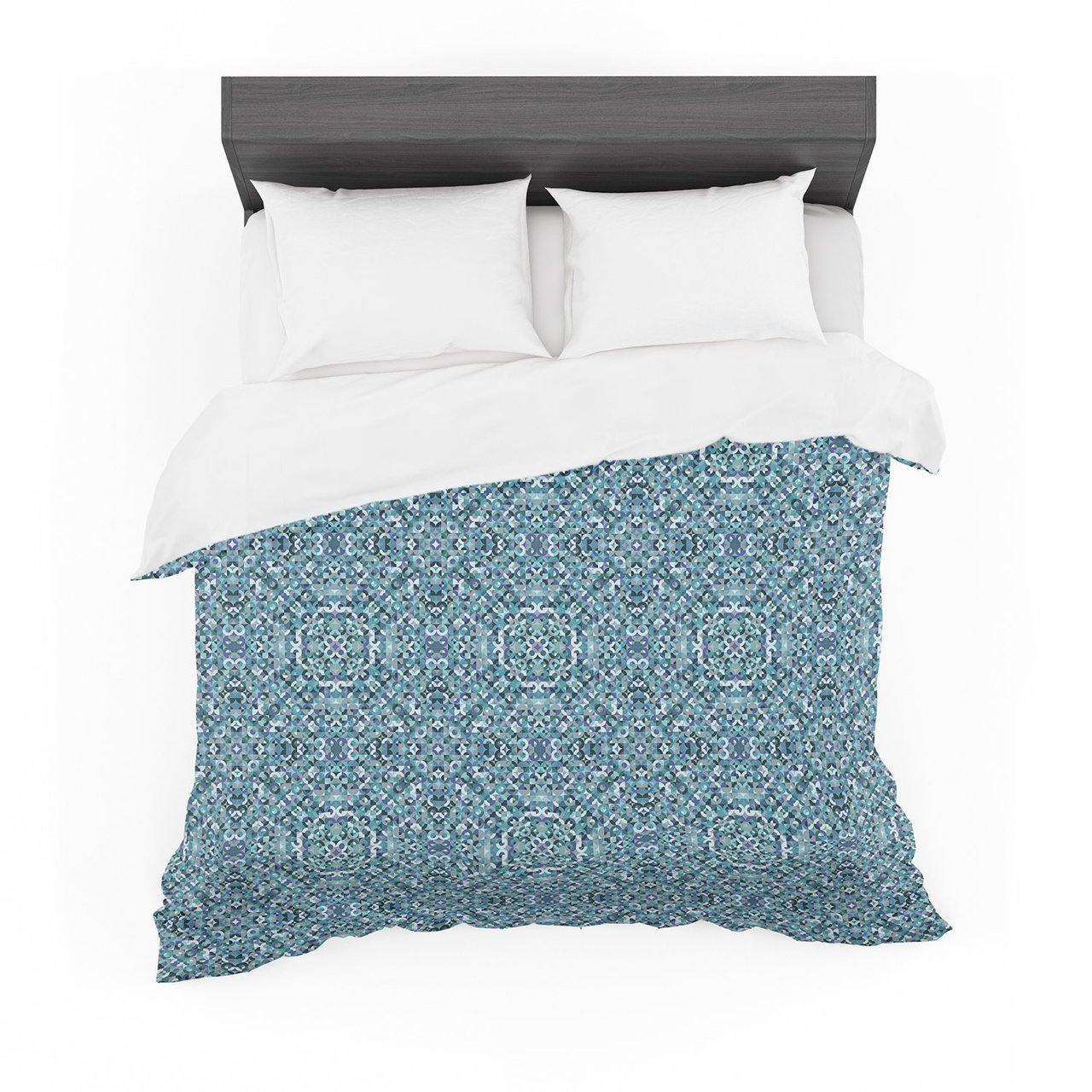 Allisonoupcoff ‘Ocean’ Blue Teal Featherweight3D Customized Duvet Cover Bedding Sets