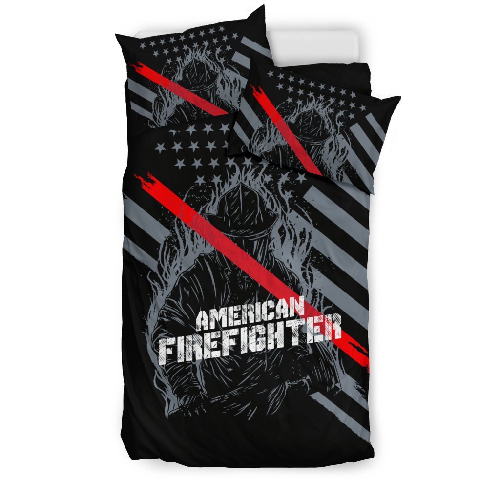 American Firefighter 3D Customized Duvet Cover Bedding Sets