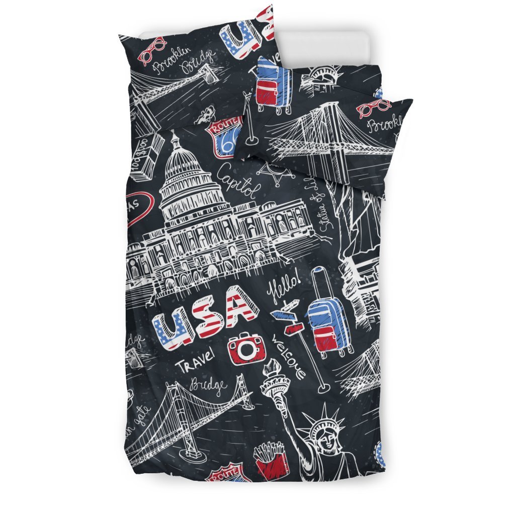 American Lover 3D Customized Duvet Cover Bedding Sets