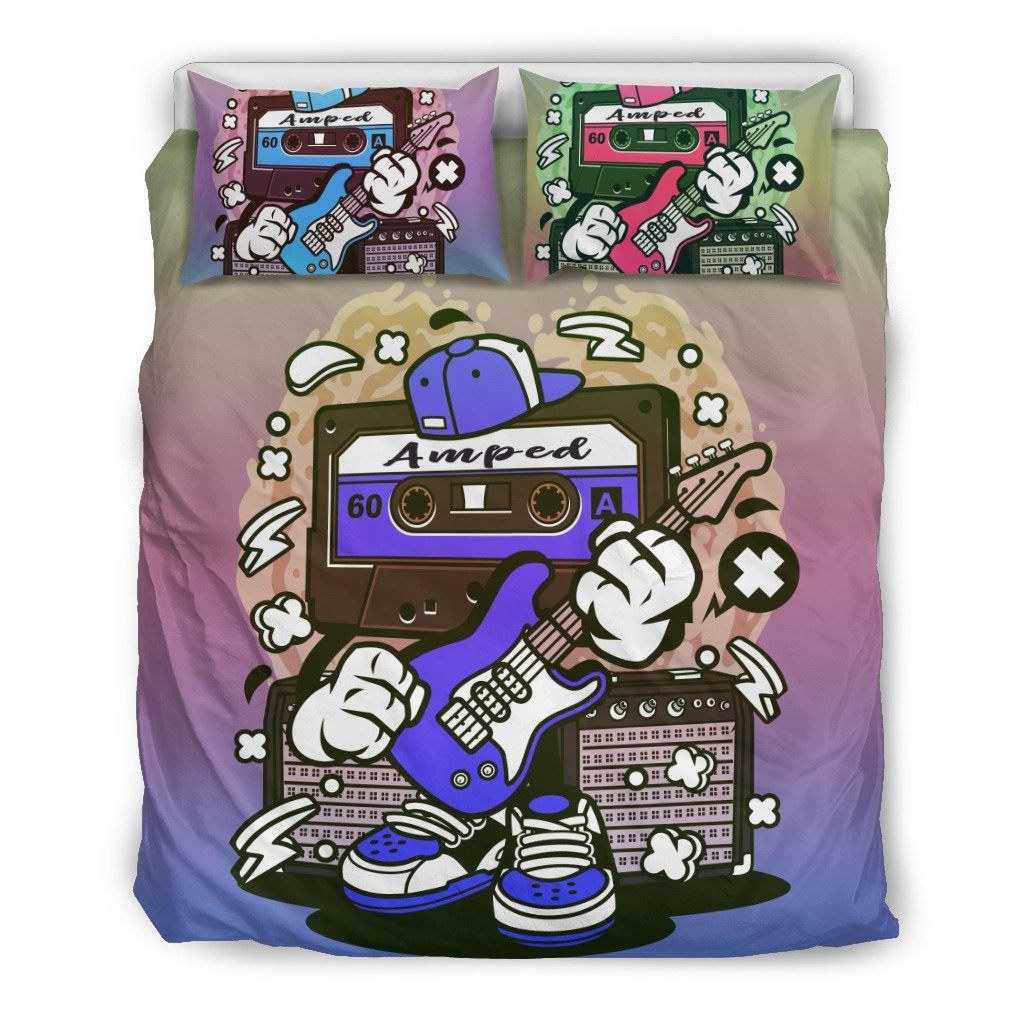 Amped Guitar 3D Customized Duvet Cover Bedding Sets