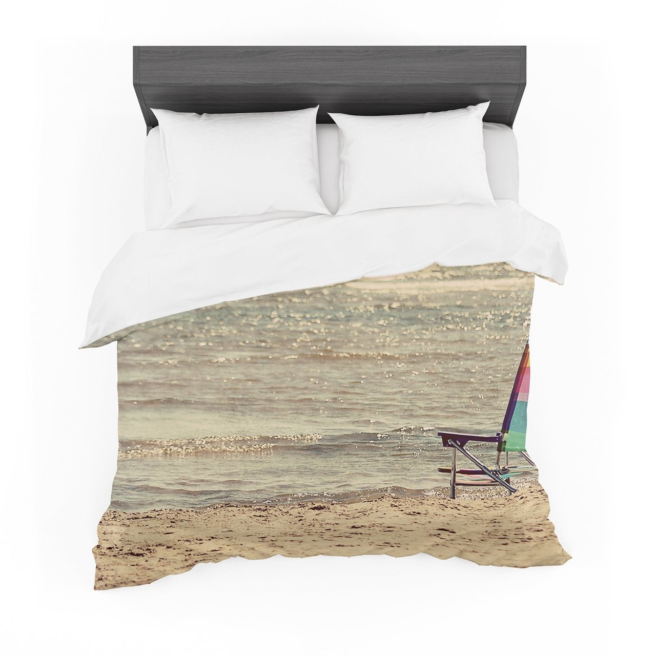 Angie Turner ‘Beach Chair’andy Beach Featherweight3D Customized Duvet Cover Bedding Sets