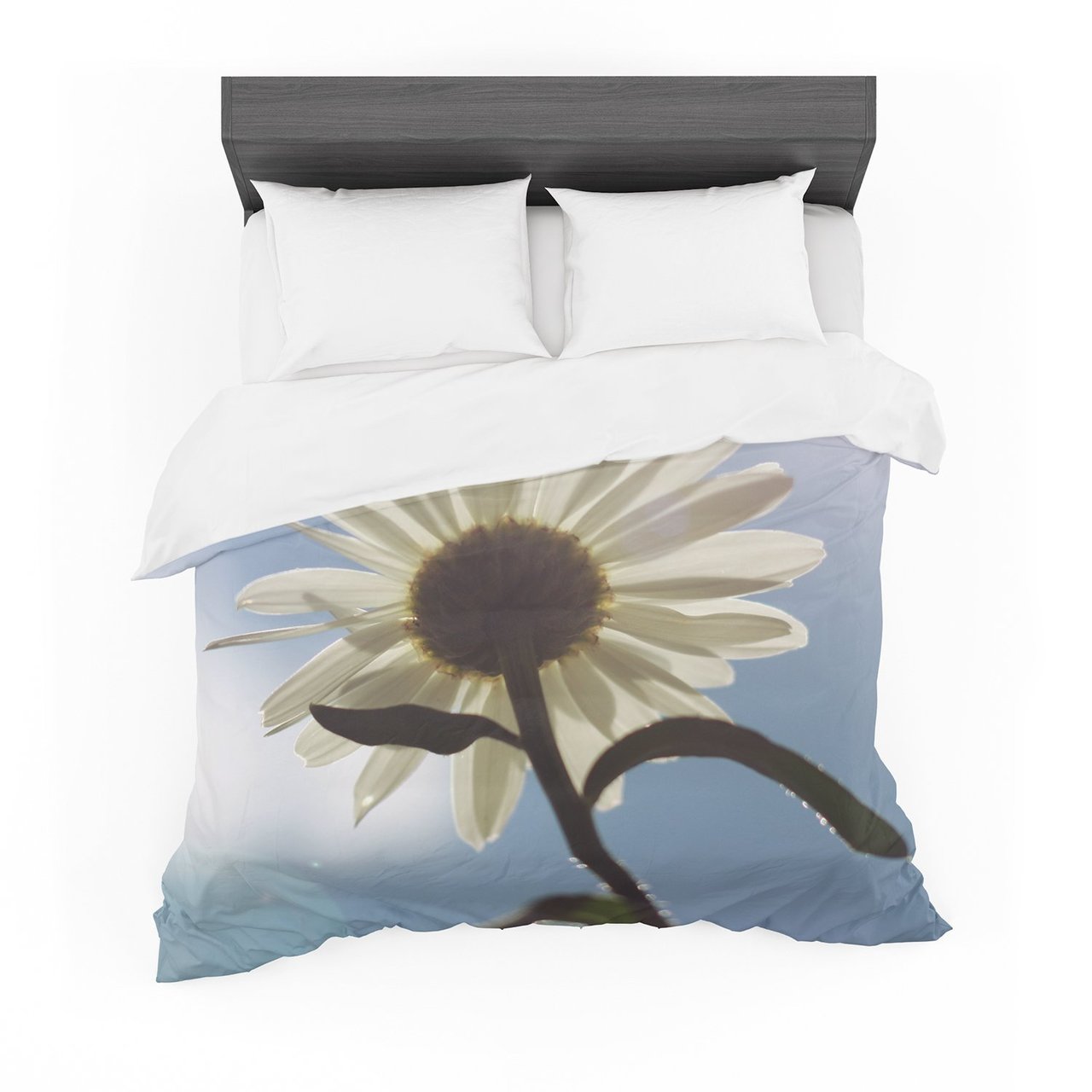 Angie Turner ‘Daisy Bottom’ky Flower Featherweight3D Customized Duvet Cover Bedding Sets