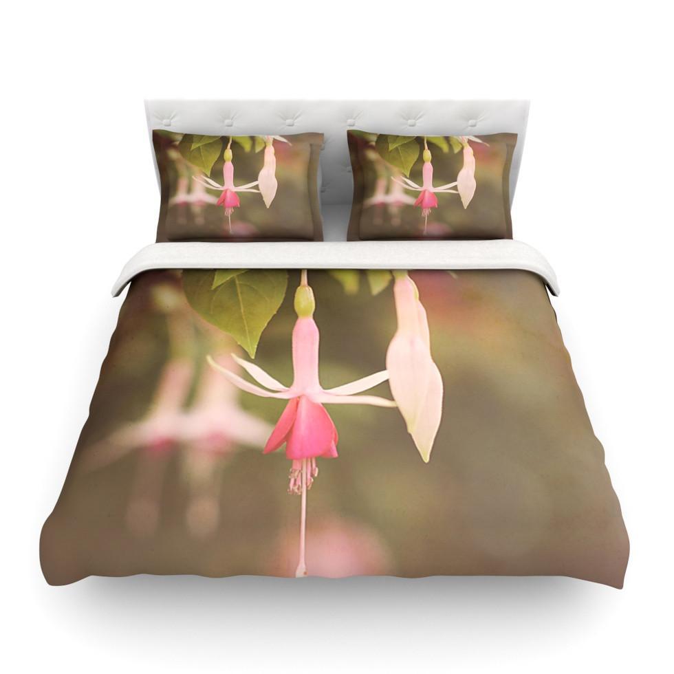 Angie Turner ‘Fuchsia’ Pink Flower Featherweight3D Customized Duvet Cover Bedding Sets