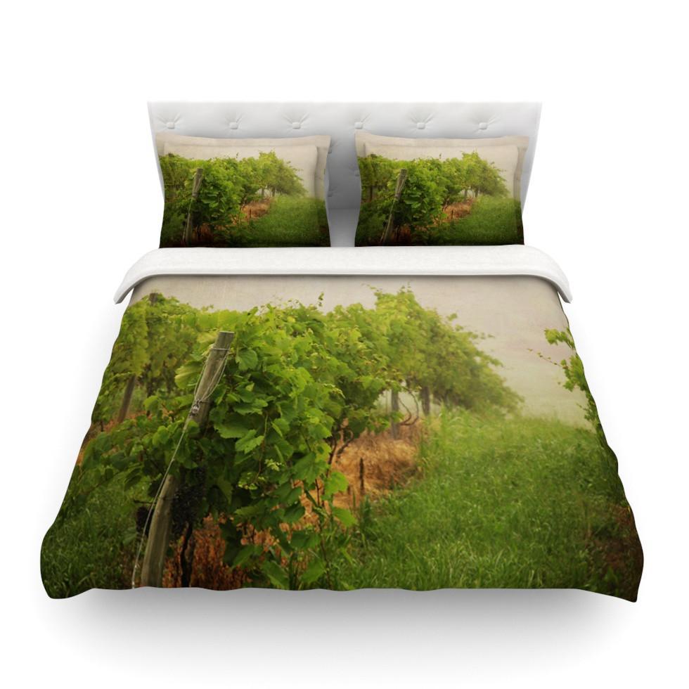Angie Turner ‘Grape Vines’ Foggy Featherweight3D Customized Duvet Cover Bedding Sets