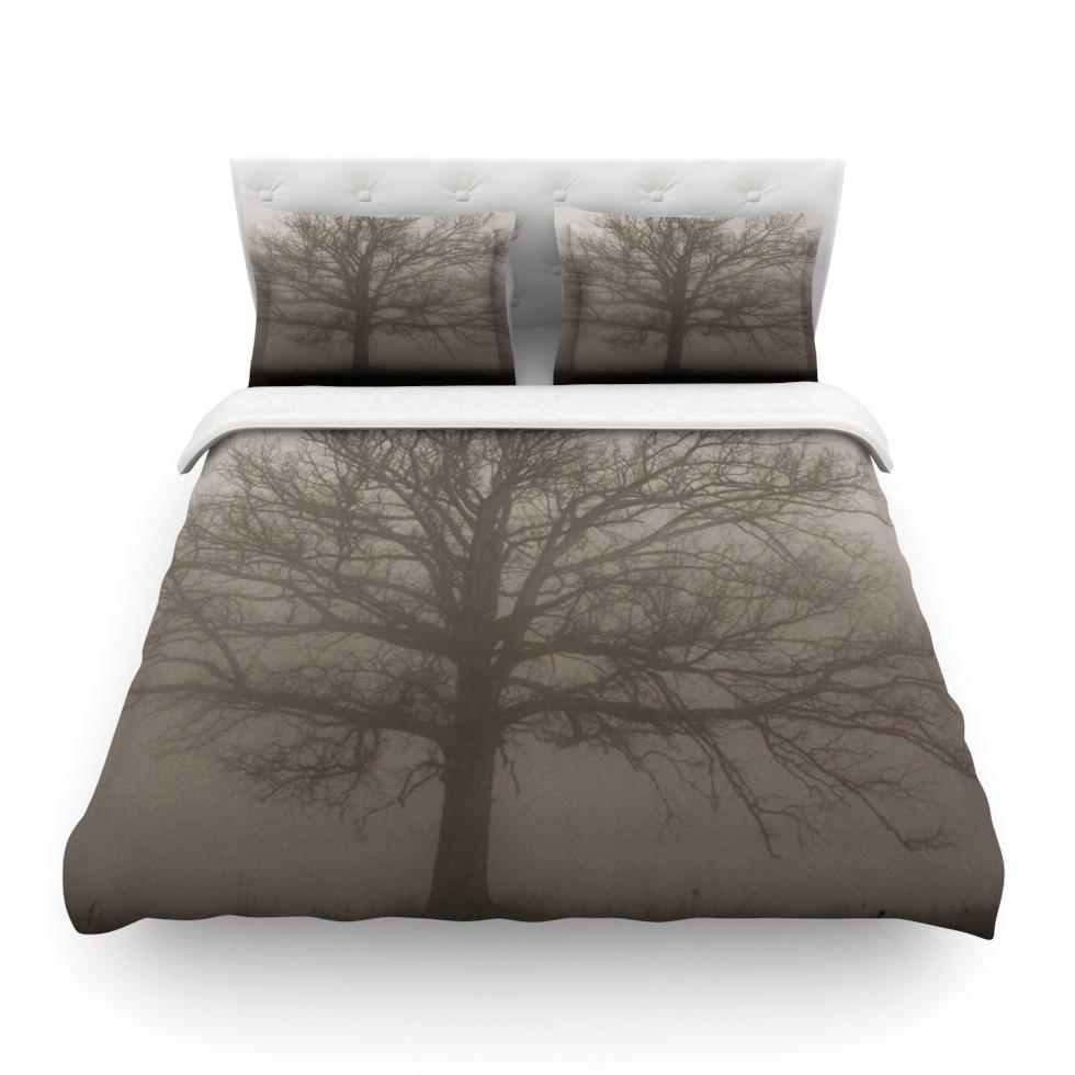 Angie Turner ‘Lonely Tree’ Dark Fog Featherweight3D Customized Duvet Cover Bedding Sets