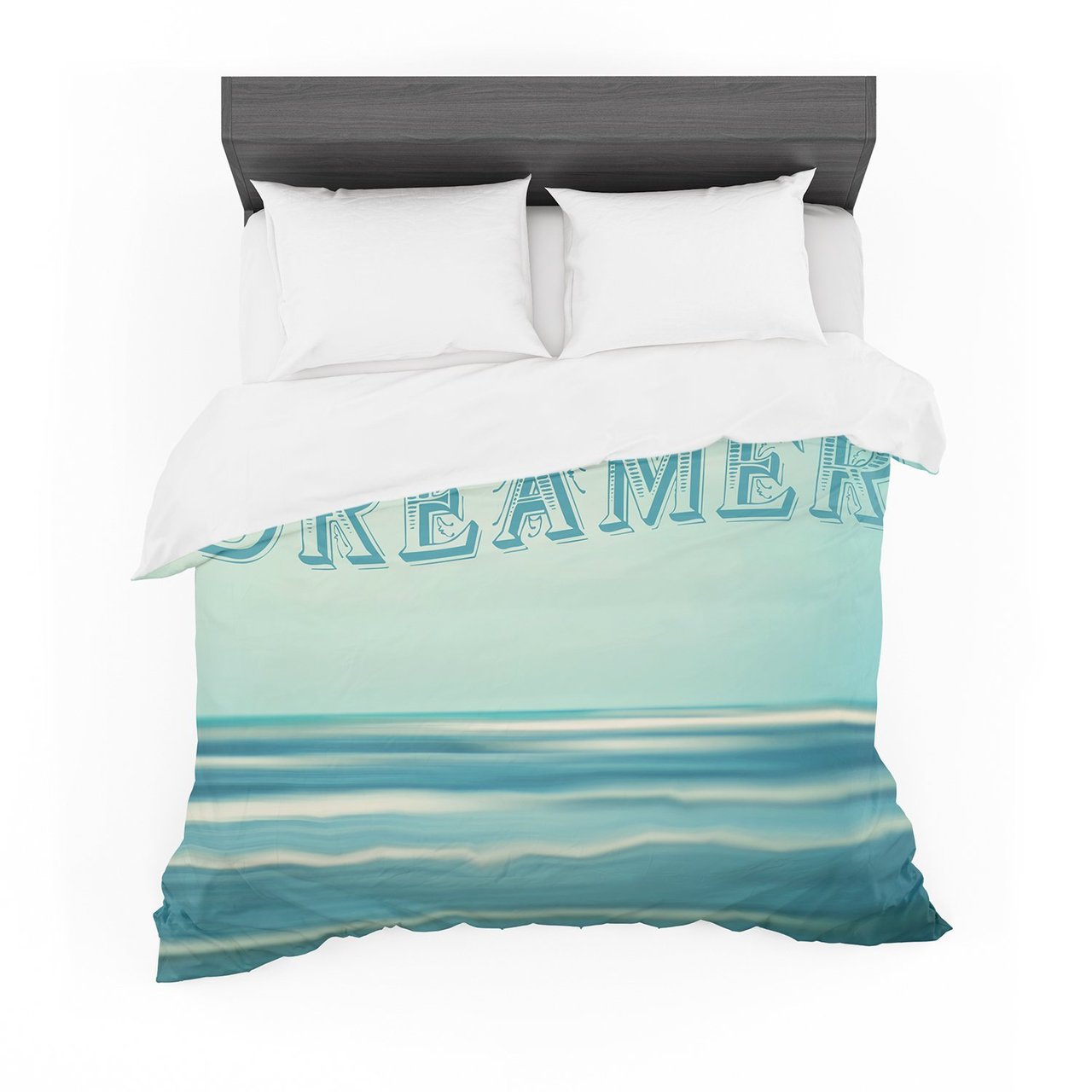 Ann Barnes ‘Dreamer’ Blue Teal Featherweight3D Customized Duvet Cover Bedding Sets